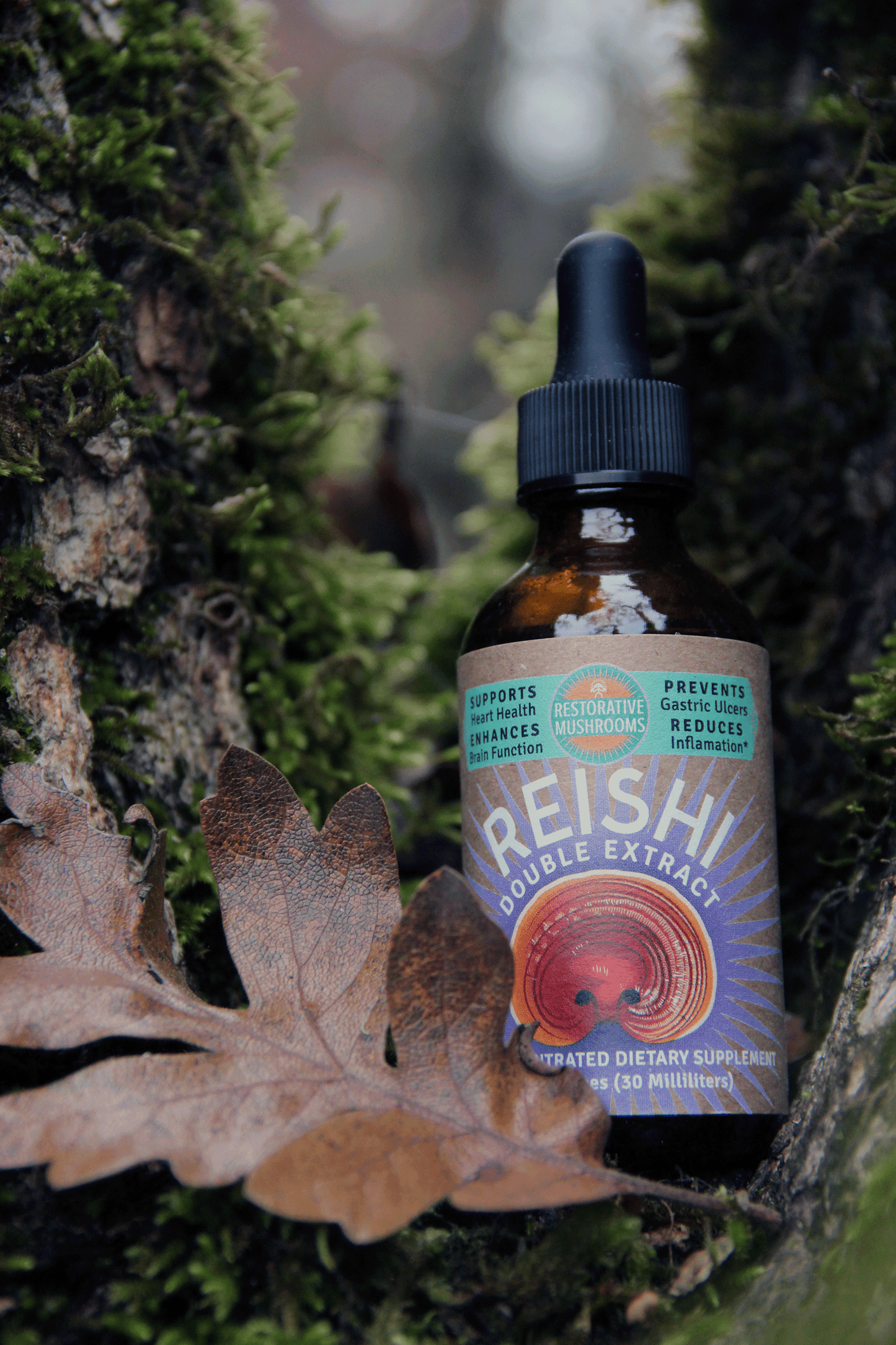 Organic Reishi Double Extract  (2 oz)